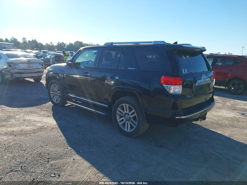 Vin: jtebu5jr2b5063464, lot: 46782489, toyota 4runner limited v6 20113