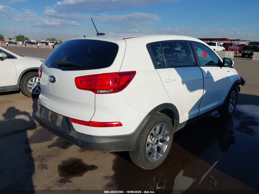 Vin: kndpbcac6g7879153, lot: 46782506, kia sportage lx 20164
