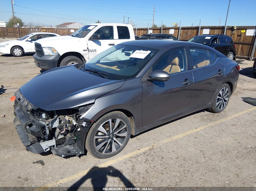 Vin: 3n1ab8cv8sy291234, lot: 46782509, nissan sentra sv 20252
