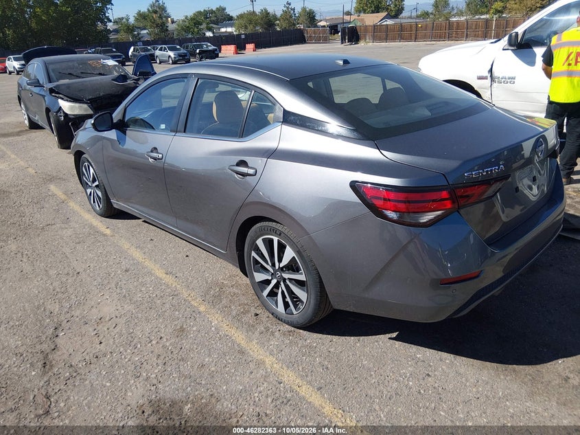 Vin: 3n1ab8cv8sy291234, lot: 46782509, nissan sentra sv 20253