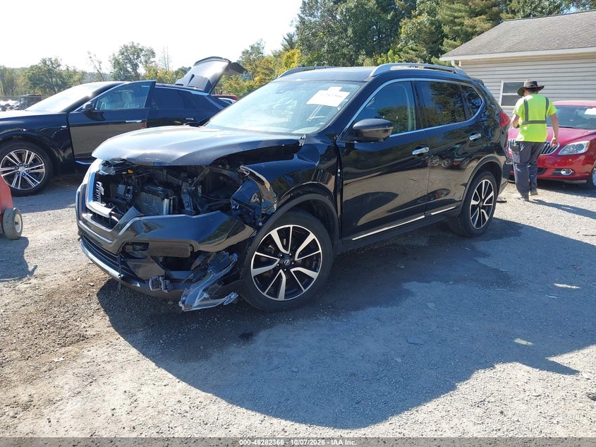 2017 Nissan Rogue Sl, Front End, IAAI, VIN JN8AT2MV1HW255783 — photo 2