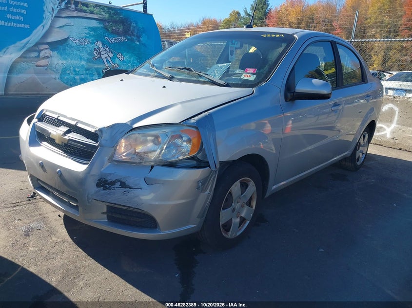 2010 Chevrolet Aveo Lt, Левый перёд, IAAI, VIN KL1TD5DE4AB089265 — фото 2