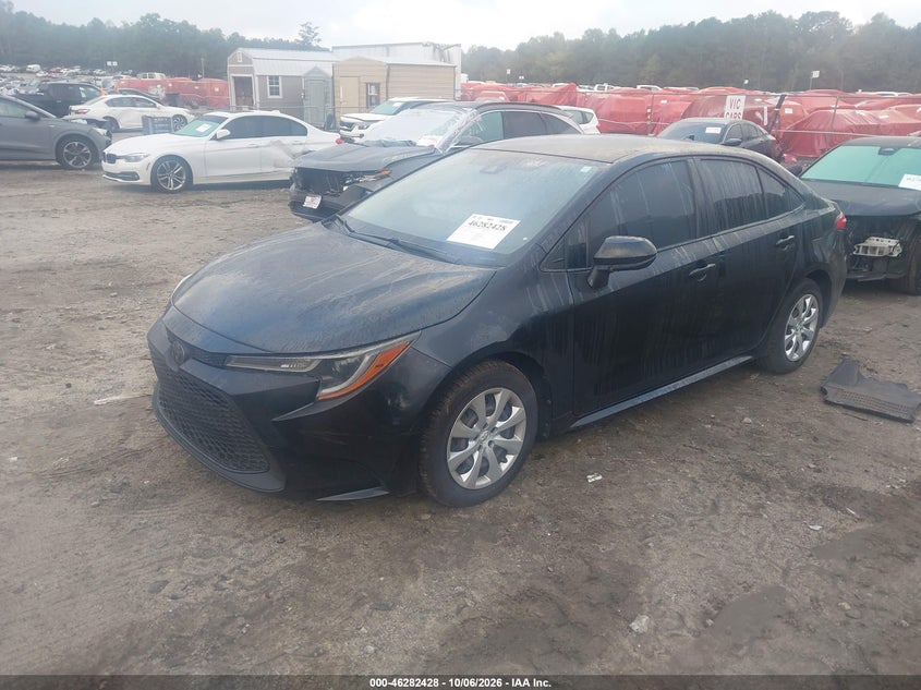 Vin: jtdeprae3lj115156, lot: 46782574, toyota corolla le 20202