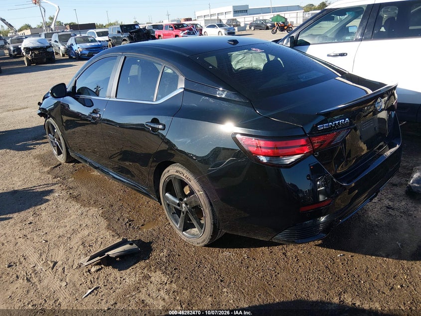 Vin: 3n1ab8dvxry296685, lot: 46782616, nissan sentra sr xtronic cvt 20243