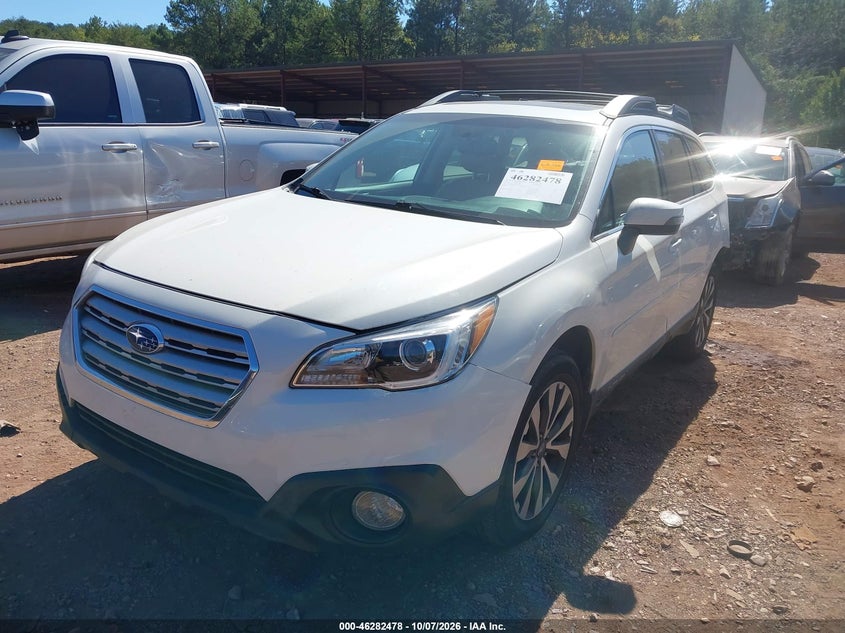 Vin: 4s4bsbnc2g3229446, lot: 46782624, subaru outback 2.5i limited 20162