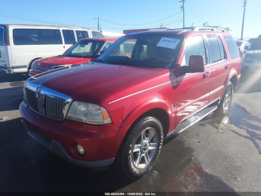 LINCOLN AVIATOR 2003 VIN 5LMEU78H33ZJ29730
