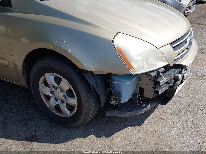 KIA SEDONA 2006 VIN KNDMB233766087236
