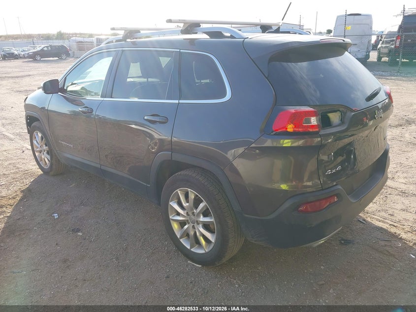 Vin: 1c4pjmds6fw557161, lot: 46782679, jeep cherokee limited 20153