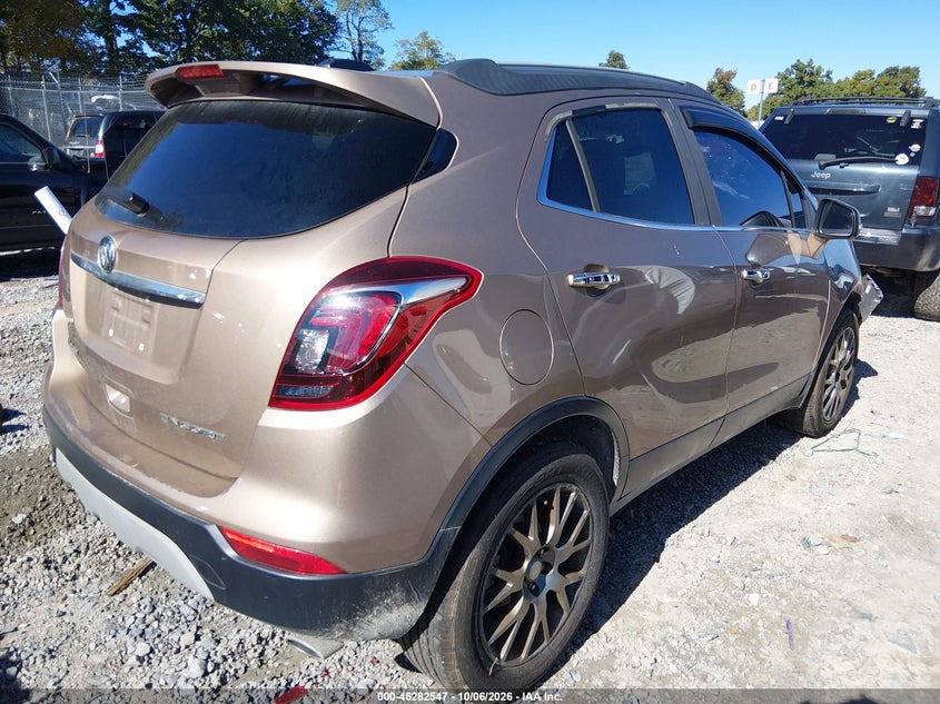 Vin: kl4cj1sb0kb720897, lot: 46782693, buick encore fwd sport touring 20194