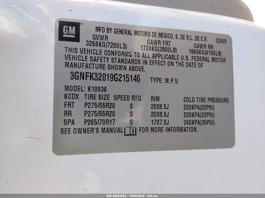 2009 CHEVROLET AVALANCHE 1500 LTZ · Фото 9