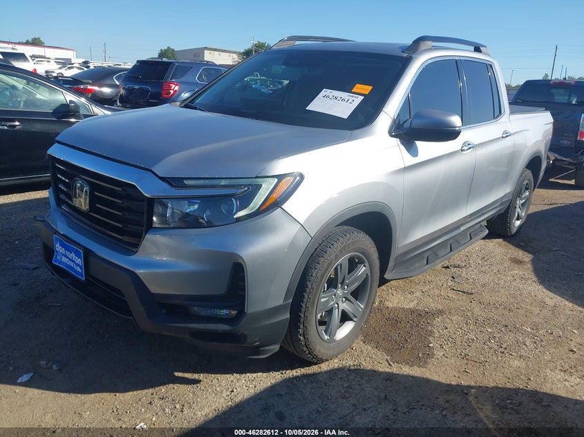 Vin: 5fpyk3f76pb006150, lot: 46782758, honda ridgeline rtl-e 20232
