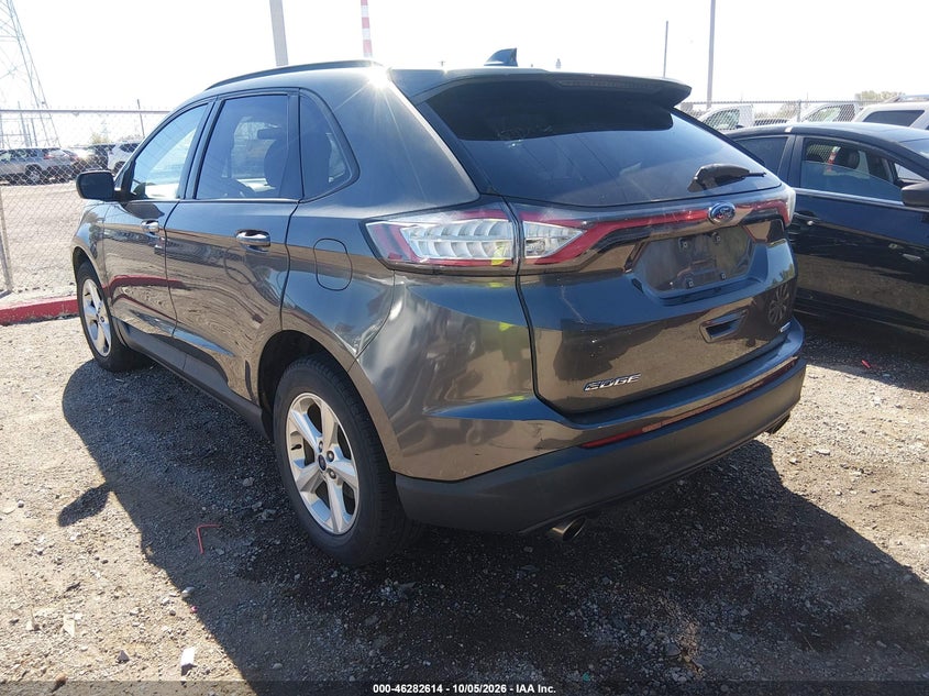 Vin: 2fmpk4g90jbc42089, lot: 46782760, ford edge se 20183