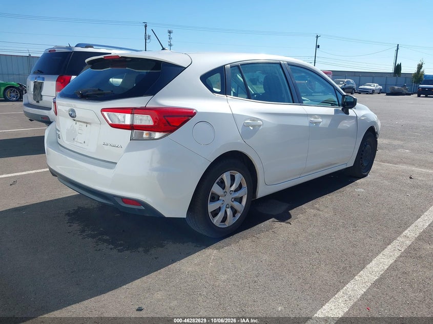 Vin: 4s3gtaa65k3756858, lot: 46782775, subaru impreza 2.0i 20194