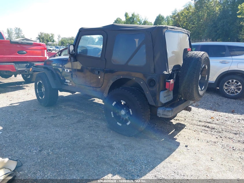 JEEP WRANGLER 2003 VIN 1J4FA39S63P319244