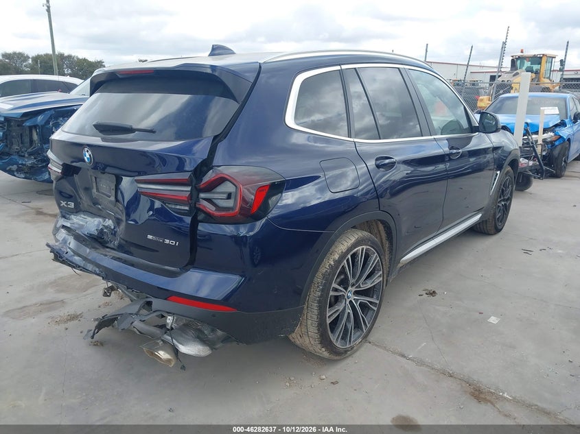 Vin: 5ux43dp00r9w25950, lot: 46782783, bmw x3 sdrive30i 20244