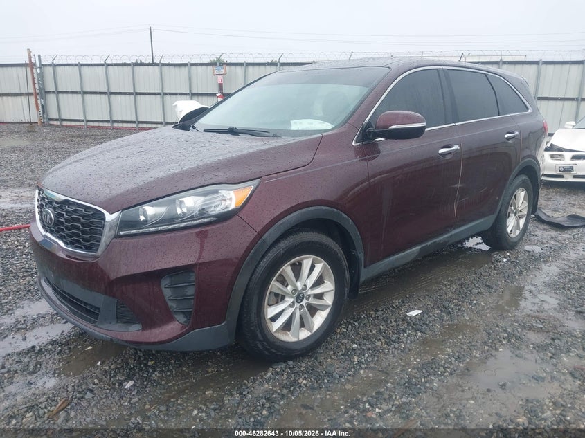 2019 Kia Sorento 2.4L Lx, Right Front, IAAI, VIN 5XYPG4A37KG472798 — photo 2