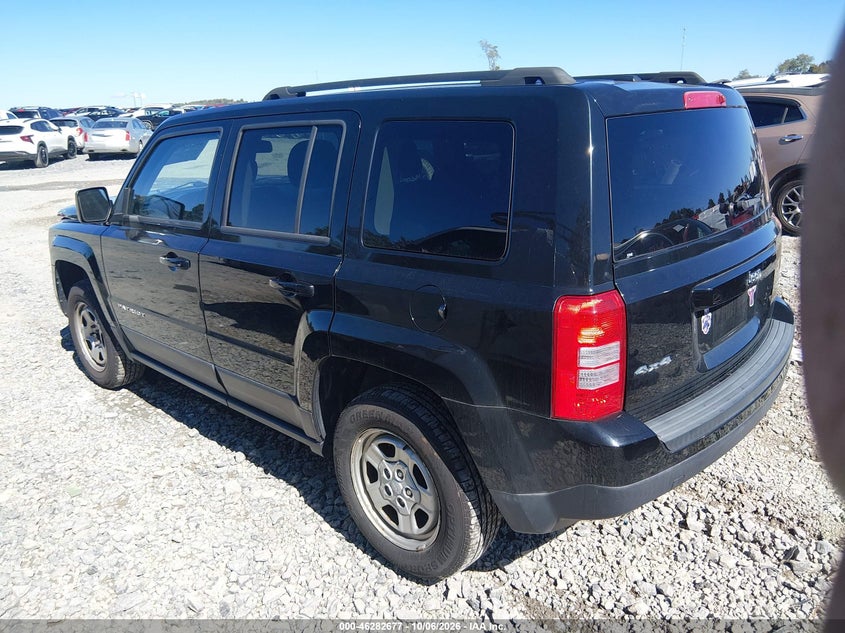 Vin: 1c4njrbb0hd142004, lot: 46782823, jeep patriot sport 4x4 20173