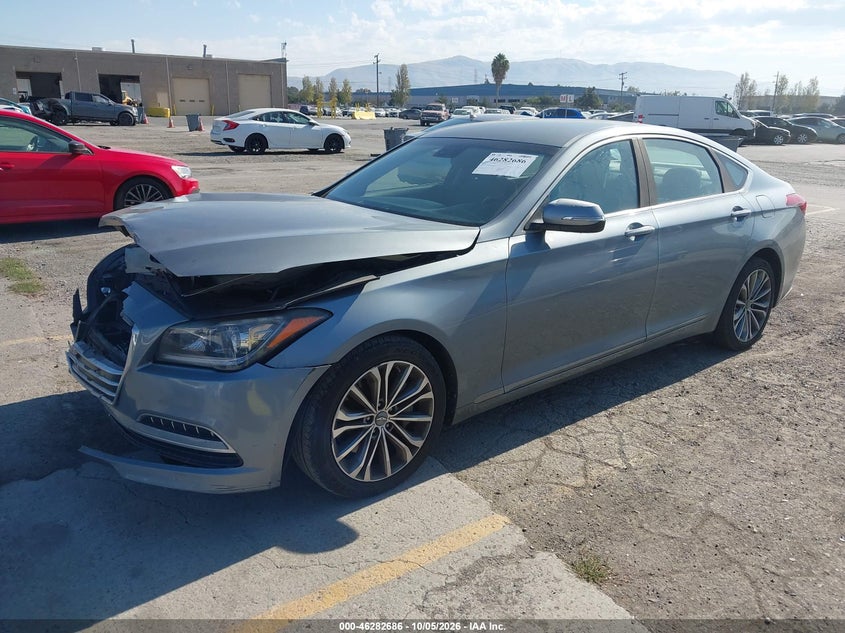Vin: kmhgn4je2gu112377, lot: 46782832, hyundai genesis 3.8 20162