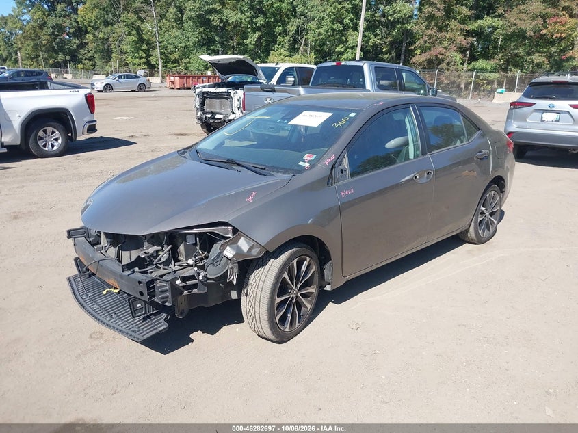 2017 Toyota Corolla Se, Front End, IAAI, VIN 2T1BURHE4HC805521 — photo 2