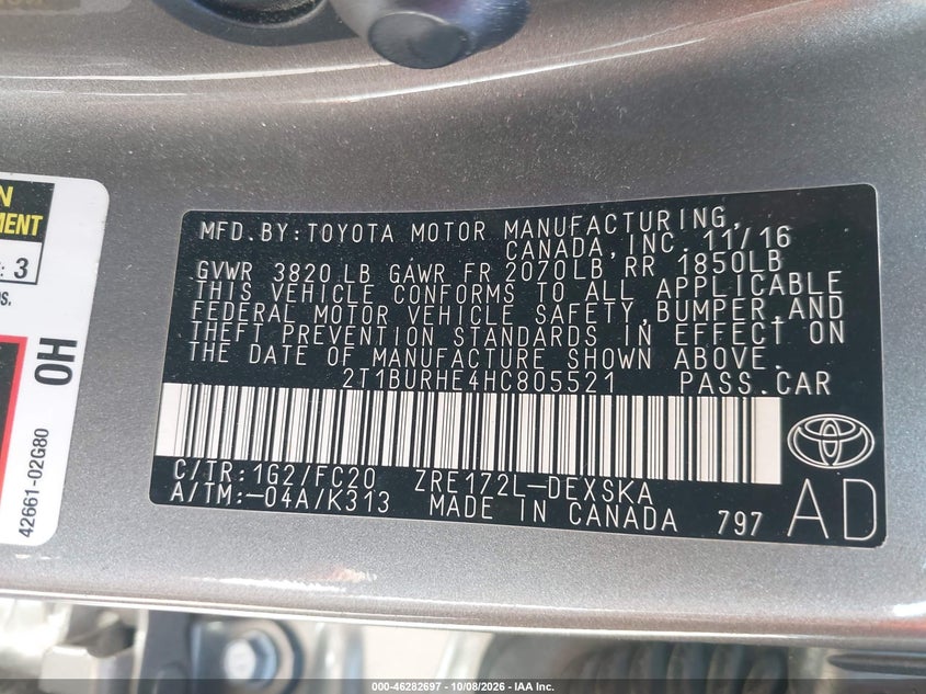TOYOTA COROLLA - zdjęcie 9