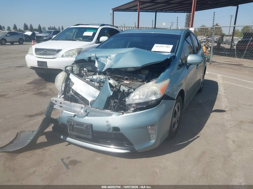 Vin: jtdkn3duxd1724559, lot: 46782850, toyota prius three 20132