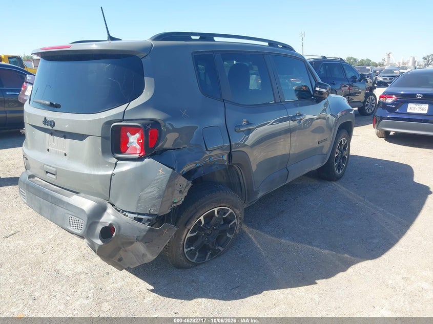 Vin: zacnjdb1xppp56758, lot: 46782862, jeep renegade upland 4x4 20234