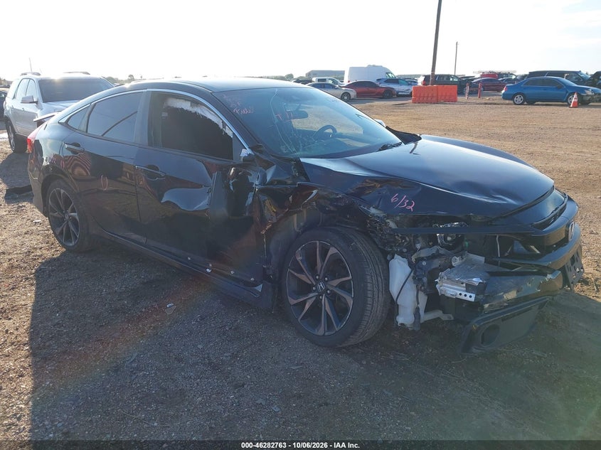 Vin: 19xfc2f80ke045637, lot: 46782909, honda civic sport 20191