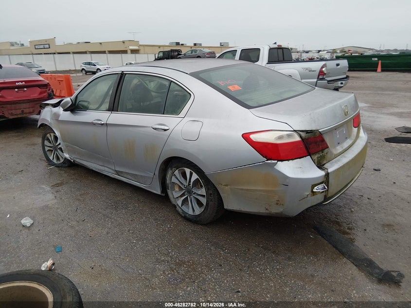 Vin: 1hgcr2e39fa129294, lot: 46782928, honda accord lx 20153