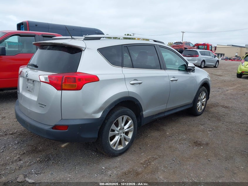 Vin: 2t3dfrev0dw008285, lot: 46782971, toyota rav4 limited 20134