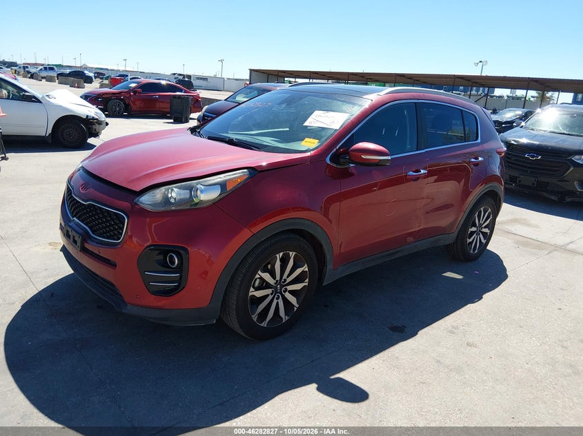 Vin: kndpn3ac3h7136135, lot: 46782973, kia sportage ex 20172