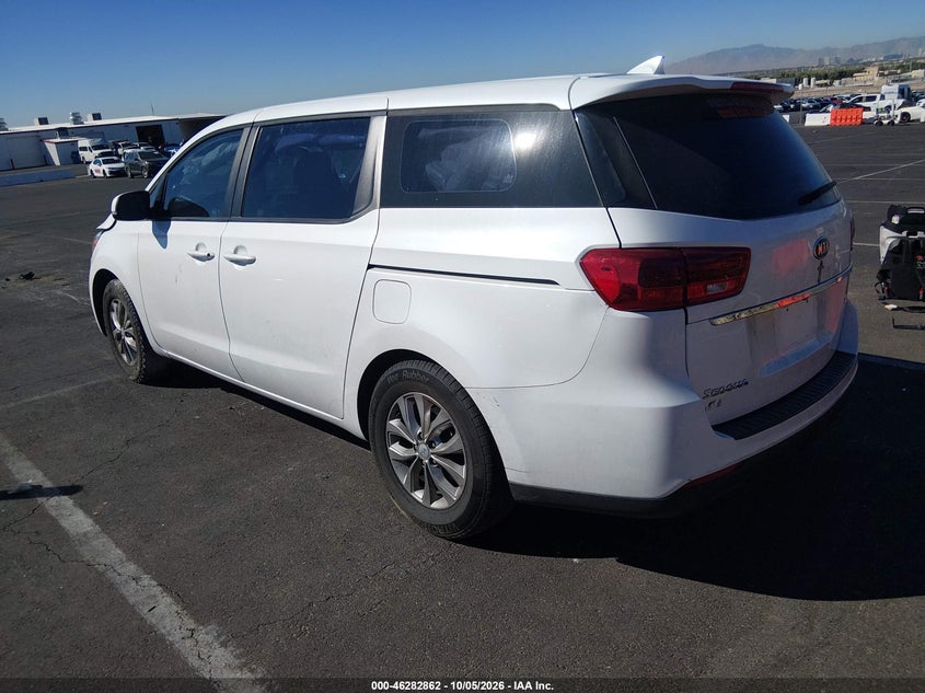 Vin: kndma5c16l6645673, lot: 46783008, kia sedona l 20203