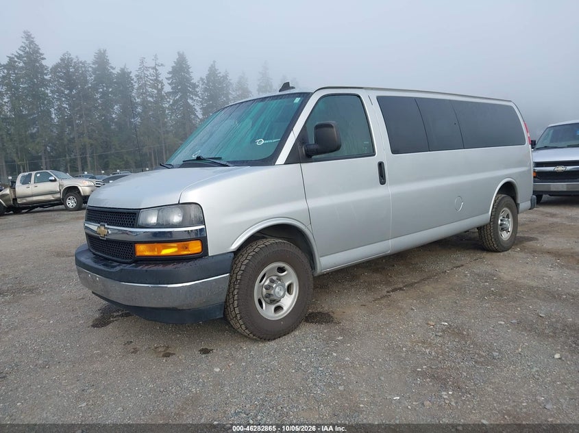 Vin: 1gazgpfg0j1288963, lot: 46783011, chevrolet express 3500 lt 20182