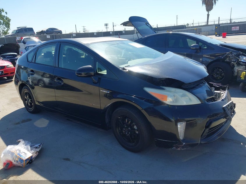 Vin: jtdkn3du9c1601611, lot: 46783034, toyota prius three 20121