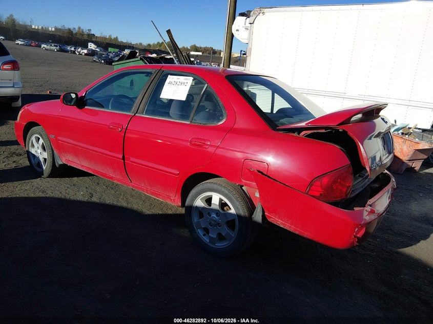 NISSAN SENTRA 2006 VIN 3N1CB51D36L621057