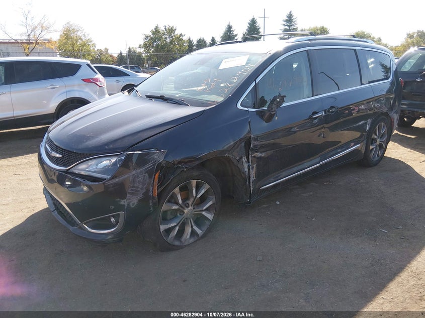 Vin: 2c4rc1gg7kr588155, lot: 46783049, chrysler pacifica limited 20192