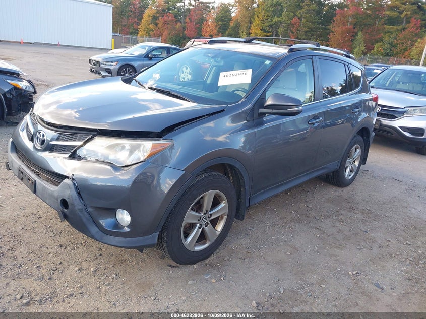 2015 Toyota Rav4 Xle, Удар спереду, IAAI, VIN JTMRFREV4FD164951 — фото 2