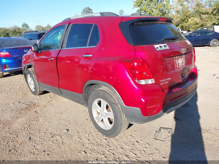 Vin: 3gncjpsb6kl368648, lot: 46783082, chevrolet trax lt 20193