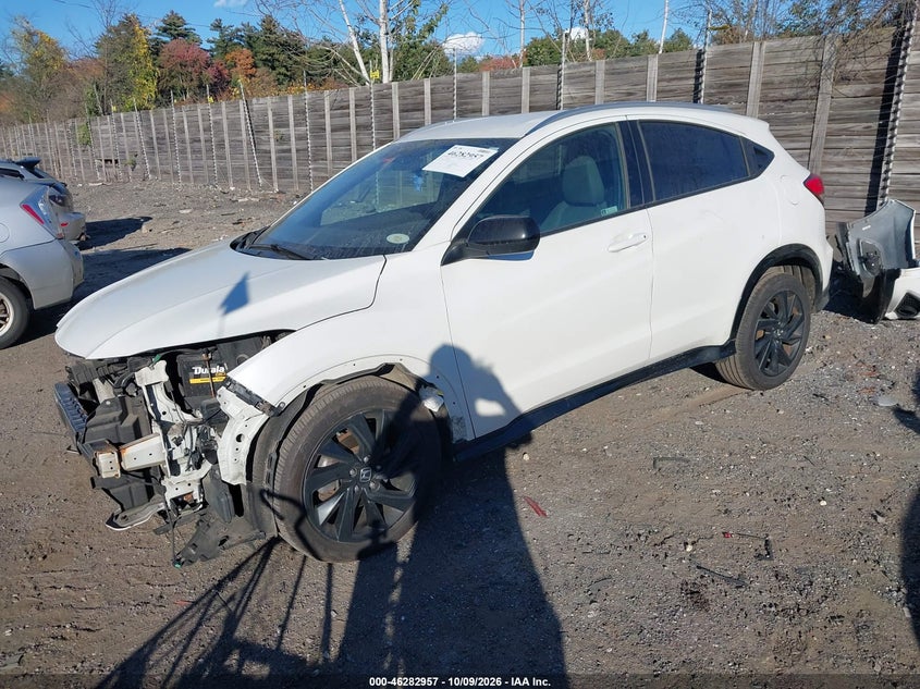 Vin: 3czru6h19mm736993, lot: 46783103, honda hr-v awd sport 20212