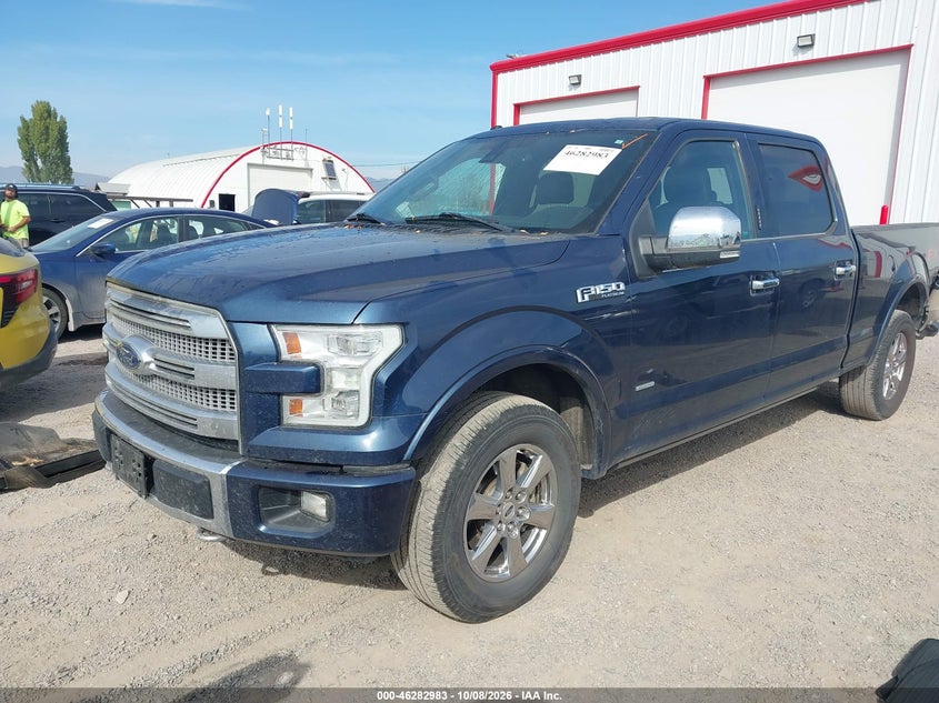 Vin: 1ftfw1eg6gfc30170, lot: 46783129, ford f-150 platinum 20162