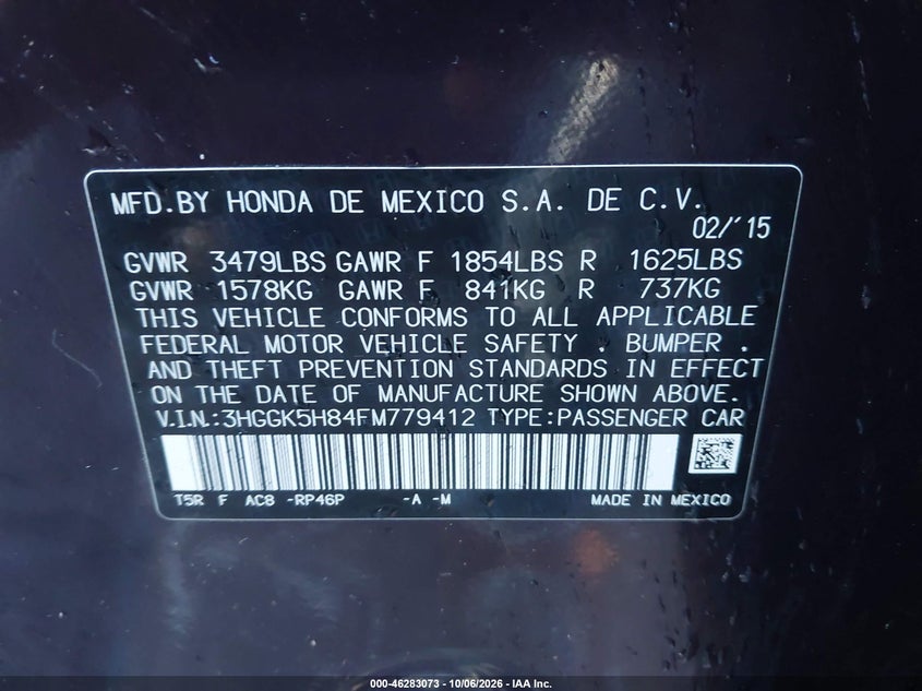 2015 HONDA FIT EX/EX-L · Photo 9