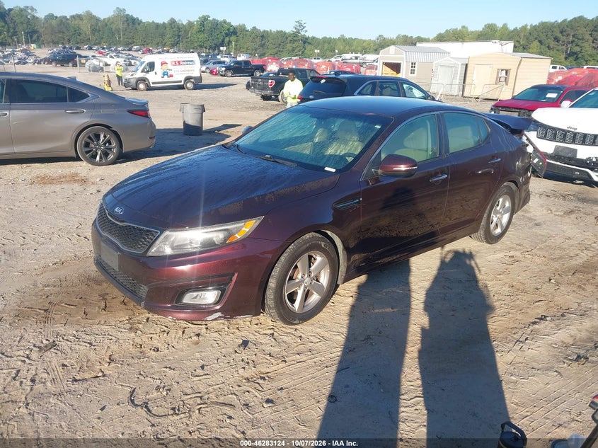 Vin: 5xxgm4a78fg477868, lot: 46783270, kia optima lx 20152