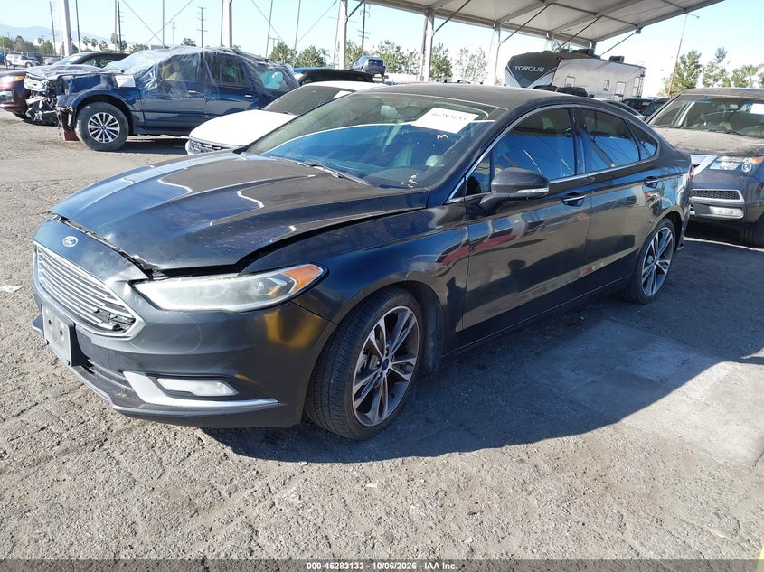 Vin: 3fa6p0k92hr299610, lot: 46783279, ford fusion titanium 20172