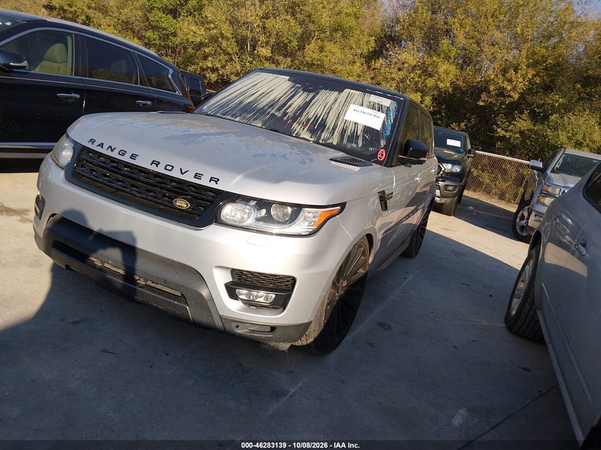 Vin: salwr2fe9ha167387, lot: 46783285, land rover range rover sport 5.0l v8 supercharged/5.0l v8 supercharged dynamic 20172