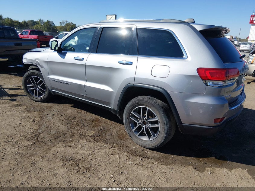 Vin: 1c4rjfbg1kc838492, lot: 46783302, jeep grand cherokee limited 4x4 20193