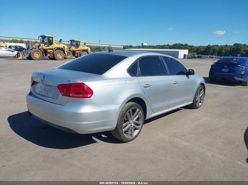 Vin: 1vwat7a31fc023322, lot: 46783304, volkswagen passat 1.8t wolfsburg edition 20154