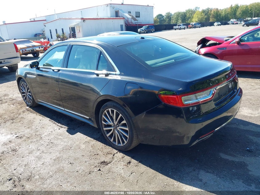 LINCOLN CONTINENTAL 2017 VIN 1LN6L9HK1H5601861