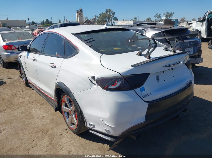 Vin: 1c3cccab9fn726543, lot: 46783315, chrysler 200 limited 20153