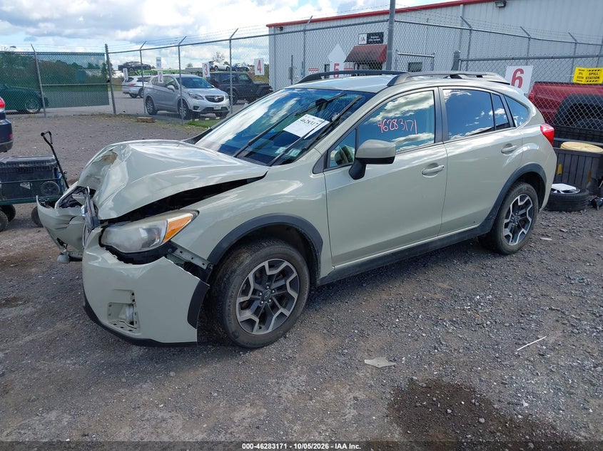 Vin: jf2gpabc0g9292148, lot: 46783317, subaru crosstrek 2.0i premium 20162