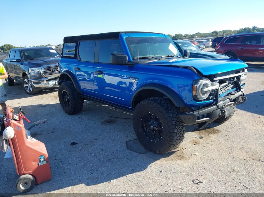 Vin: 1fmee5dh9mlb03695, lot: 46783342, ford bronco badlands 20211