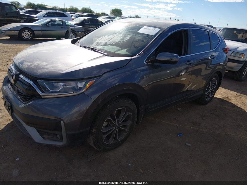 2021 Honda Cr-V 2Wd Ex-L, Затопление, IAAI, VIN 2HKRW1H85MH405057 — фото 2